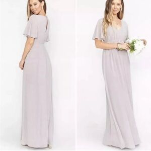 COPY - NWT Show Me Your Mumu - Bridesmaid dress - Emily Dove Grey - Small